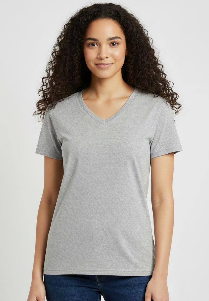 V-NECK LADY MELANGE